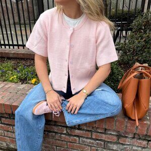 Viral Pieces Short Sleeve Cardigan